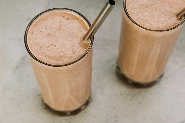 Simple Chocolate Banana Protein Smoothie